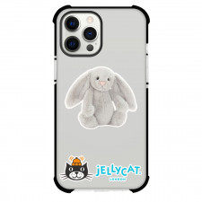 Jellycat Animals Phone Case For iPhone Samsung Galaxy Pixel OnePlus Vivo Xiaomi Asus Sony Motorola Nokia - Silver Bunny Portrait
