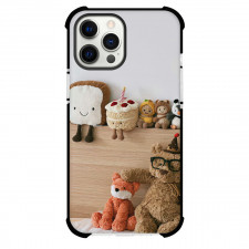 Jellycat Phone Case For iPhone Samsung Galaxy Pixel OnePlus Vivo Xiaomi Asus Sony Motorola Nokia - Jellycats Sitting on Bed