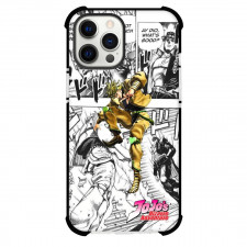 JoJo's Bizarre Adventure Dio Brando Phone Case For iPhone Samsung Galaxy Pixel OnePlus Vivo Xiaomi Asus Sony Motorola Nokia - Dio Brando Jumping On Comic backgorund