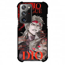 JoJo's Bizarre Adventure Dio Brando Phone Case For iPhone Samsung Galaxy Pixel OnePlus Vivo Xiaomi Asus Sony Motorola Nokia - Dio Brando Portrait Red Words Art On Black Background