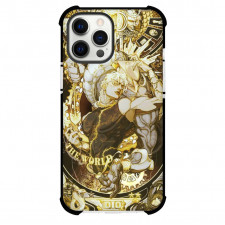JoJo's Bizarre Adventure Dio Brando The World Phone Case For iPhone Samsung Galaxy Pixel OnePlus Vivo Xiaomi Asus Sony Motorola Nokia - Dio Brando The World Tarot Card On Gold Background