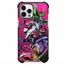 JoJo's Bizarre Adventure Phone Case For iPhone Samsung Galaxy Pixel OnePlus Vivo Xiaomi Asus Sony Motorola Nokia - Enrico Pucci Jolyne Cujoh Stone Free White Snake Fighting
