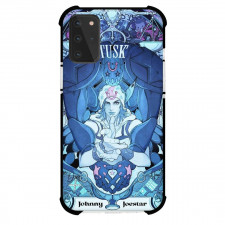 JoJo's Bizarre Adventure Johnny Joestar Phone Case For iPhone Samsung Galaxy Pixel OnePlus Vivo Xiaomi Asus Sony Motorola Nokia - Johnny Joestar Tarot Card On Blue Background