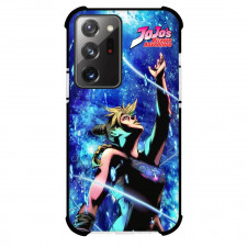 JoJo's Bizarre Adventure Jolyne Cujoh Phone Case For iPhone Samsung Galaxy Pixel OnePlus Vivo Xiaomi Asus Sony Motorola Nokia - Jolyne Cujoh Raise Hand On Blue Sea Background