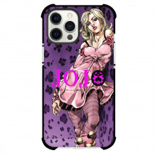 JoJo's Bizarre Adventure Lucy Steel Phone Case For iPhone Samsung Galaxy Pixel OnePlus Vivo Xiaomi Asus Sony Motorola Nokia - Lucy Steel Portrait On Purple Background