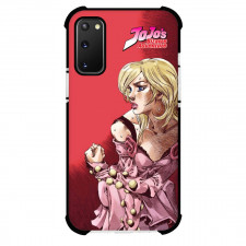 JoJo's Bizarre Adventure Lucy Steel Phone Case For iPhone Samsung Galaxy Pixel OnePlus Vivo Xiaomi Asus Sony Motorola Nokia - Lucy Steel Side Portrait On Red Background