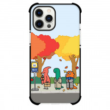 Joguman Phone Case For iPhone Samsung Galaxy Pixel OnePlus Vivo Xiaomi Asus Sony Motorola Nokia - Joguman Characters Waiting At Bus Stand Illustration Art Poster