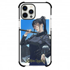 Jujutsu Kaisen Maki Zenin Phone Case For iPhone Samsung Galaxy Pixel OnePlus Vivo Xiaomi Asus Sony Motorola Nokia - Maki Zenin Portrait On White Background