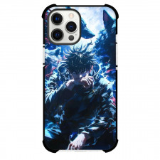 Jujutsu Kaisen Megumi Fushiguro Phone Case For iPhone Samsung Galaxy Pixel OnePlus Vivo Xiaomi Asus Sony Motorola Nokia - Megumi Fushiguro Divine Dogs Moon Background
