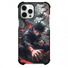 Jujutsu Kaisen Megumi Fushiguro Phone Case For iPhone Samsung Galaxy Pixel OnePlus Vivo Xiaomi Asus Sony Motorola Nokia - Megumi Fushiguro Fighting Pose Illustration