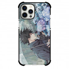 Jujutsu Kaisen Megumi Fushiguro Phone Case For iPhone Samsung Galaxy Pixel OnePlus Vivo Xiaomi Asus Sony Motorola Nokia - Megumi Fushiguro Looking At Flowers Illustration