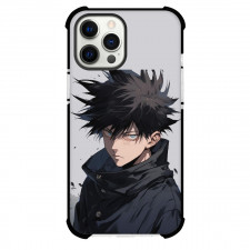 Jujutsu Kaisen Megumi Fushiguro Phone Case For iPhone Samsung Galaxy Pixel OnePlus Vivo Xiaomi Asus Sony Motorola Nokia - Megumi Fushiguro Side Portrait White Background