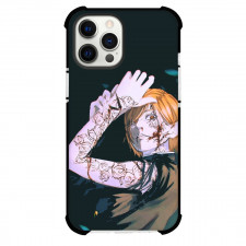 Jujutsu Kaisen Nobara Kugisaki Phone Case For iPhone Samsung Galaxy Pixel OnePlus Vivo Xiaomi Asus Sony Motorola Nokia - Nobara Kugisaki Attack Mode Black Blue Background