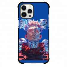 Jujutsu Kaisen Ryomen Sukuna Phone Case For iPhone Samsung Galaxy Pixel OnePlus Vivo Xiaomi Asus Sony Motorola Nokia - Ryomen Sukuna Portrait Skulls Background
