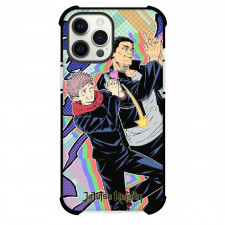 Jujutsu Kaisen Phone Case For iPhone Samsung Galaxy Pixel OnePlus Vivo Xiaomi Asus Sony Motorola Nokia - Yuji Itadori Aoi Todo Dancing Illustration