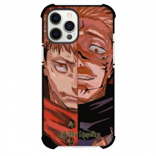 Jujutsu Kaisen Phone Case For iPhone Samsung Galaxy Pixel OnePlus Vivo Xiaomi Asus Sony Motorola Nokia - Yuji Itadori Ryomen Sukuna Half Portrait Comic Art