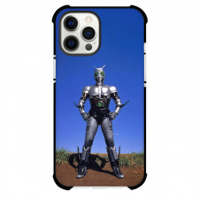 Kamen Rider Black Case For iPhone Samsung Galaxy Pixel OnePlus Vivo Xiaomi Asus Sony Motorola Nokia - Black Shadow Rider Armor Portrait In Sky Background