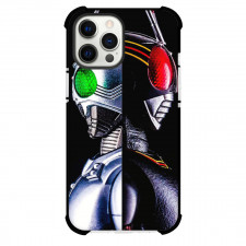 Kamen Rider Case For iPhone Samsung Galaxy Pixel OnePlus Vivo Xiaomi Asus Sony Motorola Nokia - Black And Shadow Back Side Portrait