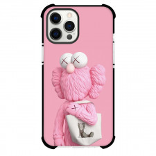 Kaws Phone Case For iPhone Samsung Galaxy Pixel OnePlus Vivo Xiaomi Asus Sony Motorola Nokia - Pink BFF Side Portrait