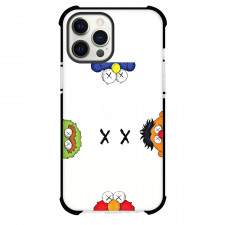 Kaws Phone Case For iPhone Samsung Galaxy Pixel OnePlus Vivo Xiaomi Asus Sony Motorola Nokia - Sesame Street Characters XX Background