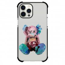 Kaws Phone Case For iPhone Samsung Galaxy Pixel OnePlus Vivo Xiaomi Asus Sony Motorola Nokia - Sitting Blue Pink Painting