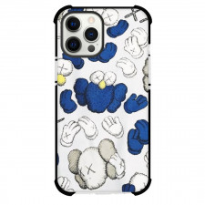 Kaws Phone Case For iPhone Samsung Galaxy Pixel OnePlus Vivo Xiaomi Asus Sony Motorola Nokia - Blue BFF Pattern Art