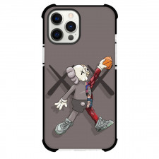 Kaws Phone Case For iPhone Samsung Galaxy Pixel OnePlus Vivo Xiaomi Asus Sony Motorola Nokia - Gray Dissected X Background