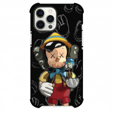 Kaws Phone Case For iPhone Samsung Galaxy Pixel OnePlus Vivo Xiaomi Asus Sony Motorola Nokia - Pinocchio Gloves Pattern Art Background