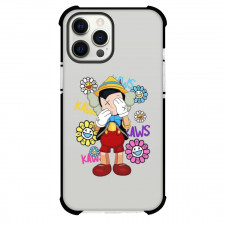 Kaws Phone Case For iPhone Samsung Galaxy Pixel OnePlus Vivo Xiaomi Asus Sony Motorola Nokia - Pinocchio Kaws Pattern Art Background