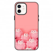 Kaws Phone Case For iPhone Samsung Galaxy Pixel OnePlus Vivo Xiaomi Asus Sony Motorola Nokia - Kaws Plush Pink Dolls On Pink Background