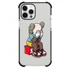 Kaws Phone Case For iPhone Samsung Galaxy Pixel OnePlus Vivo Xiaomi Asus Sony Motorola Nokia - Kaws Supreme Sitting On Shoebox