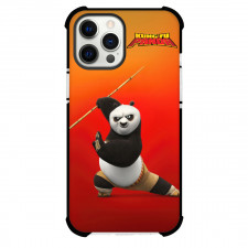Kung Fu Panda Po Phone Case For iPhone Samsung Galaxy Pixel OnePlus Vivo Xiaomi Asus Sony Motorola Nokia - Po Signature Posture On Red Background