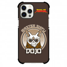 Kung Fu Panda Master Shifu Phone Case For iPhone Samsung Galaxy Pixel OnePlus Vivo Xiaomi Asus Sony Motorola Nokia - Master Shifu Dojo Sticker Brown Background