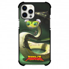 Kung Fu Panda Viper Phone Case For iPhone Samsung Galaxy Pixel OnePlus Vivo Xiaomi Asus Sony Motorola Nokia - Viper Sitting On Green Background