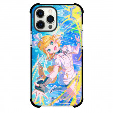 Kagamine Rin & Len Phone Case For iPhone Samsung Galaxy Pixel OnePlus Vivo Xiaomi Asus Sony Motorola Nokia - Kagamine Rin & Len Kagamine Rin Portrait Pixel Background