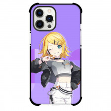 Kagamine Rin & Len Phone Case For iPhone Samsung Galaxy Pixel OnePlus Vivo Xiaomi Asus Sony Motorola Nokia - Kagamine Rin & Len Kagamine Rin Portrait Purple Background