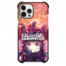 Kaiju Girl Caramelise Kuroe Akaishi Phone Case For iPhone Samsung Galaxy Pixel OnePlus Vivo Xiaomi Asus Sony Motorola Nokia - Kuroe Akaishi Giant Kaiju Monster City Anime Art Poster