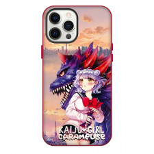 Kaiju Girl Caramelise Phone Case For iPhone Samsung Galaxy Pixel OnePlus Vivo Xiaomi Asus Sony Motorola Nokia - Kaiju Girl Caramelise Manatsu Tomosato Giant Kaiju Tokyo Sunset Anime Art Poster