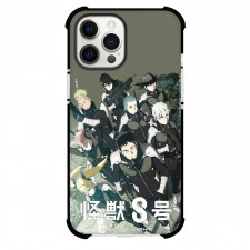 Kaiju No.8 For iPhone Samsung Galaxy Pixel OnePlus Vivo Xiaomi Asus Sony Motorola Nokia - Characters Holding Gun Illustration