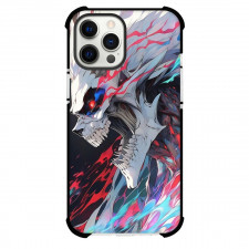 Kaiju No.8 For iPhone Samsung Galaxy Pixel OnePlus Vivo Xiaomi Asus Sony Motorola Nokia - Kaiju No.8 Side Portrait On Fire
