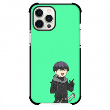 Kaiju No.8 Soshiro Hoshina For iPhone Samsung Galaxy Pixel OnePlus Vivo Xiaomi Asus Sony Motorola Nokia - Soshiro Hoshina Portrait Green Background