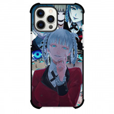 Kakegurui Kirari Momobami Phone Case For iPhone Samsung Galaxy Pixel OnePlus Vivo Xiaomi Asus Sony Motorola Nokia - Kirari Momobami Comic Portrait Background