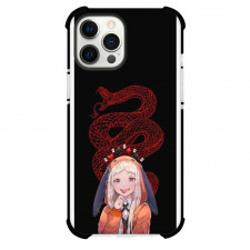 Kakegurui Runa Yomozuki Phone Case For iPhone Samsung Galaxy Pixel OnePlus Vivo Xiaomi Asus Sony Motorola Nokia - Runa Yomozuki Lolipop Snake Background