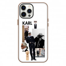 Karl Lagerfeld Phone Case For iPhone Samsung Galaxy Pixel OnePlus Vivo Xiaomi Asus Sony Motorola Nokia - Fierce Camera Portrait Collage