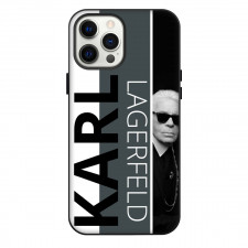 Karl Lagerfeld Phone Case For iPhone Samsung Galaxy Pixel OnePlus Vivo Xiaomi Asus Sony Motorola Nokia - Fierce Portrait Poster