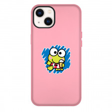Sanrio Keroppi Phone Case For iPhone Samsung Galaxy Pixel OnePlus Vivo Xiaomi Asus Sony Motorola Nokia - Keroppi Holding Popcorn Sticker
