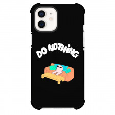 Ketnipz Phone Case For iPhone Samsung Galaxy Pixel OnePlus Vivo Xiaomi Asus Sony Motorola Nokia - Ketnipz Do Nothing Cartoon Art On Black Background