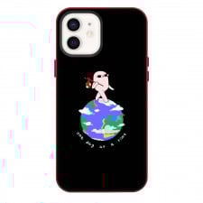 Ketnipz Phone Case For iPhone Samsung Galaxy Pixel OnePlus Vivo Xiaomi Asus Sony Motorola Nokia - Ketnipz One Day At A Time Illustration Art On Black Background