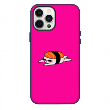 Ketnipz Phone Case For iPhone Samsung Galaxy Pixel OnePlus Vivo Xiaomi Asus Sony Motorola Nokia - Ketnipz Sushi Foating On Pink Background