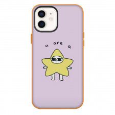 Ketnipz Phone Case For iPhone Samsung Galaxy Pixel OnePlus Vivo Xiaomi Asus Sony Motorola Nokia - Ketnipz U Are A Star Minimalist Art On Pink Background
